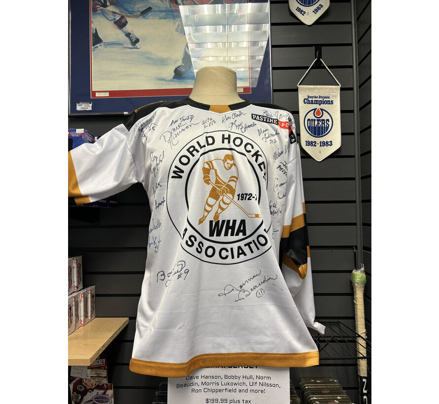 AUTOGRAPHED WHA ALUMNI JERSEY
