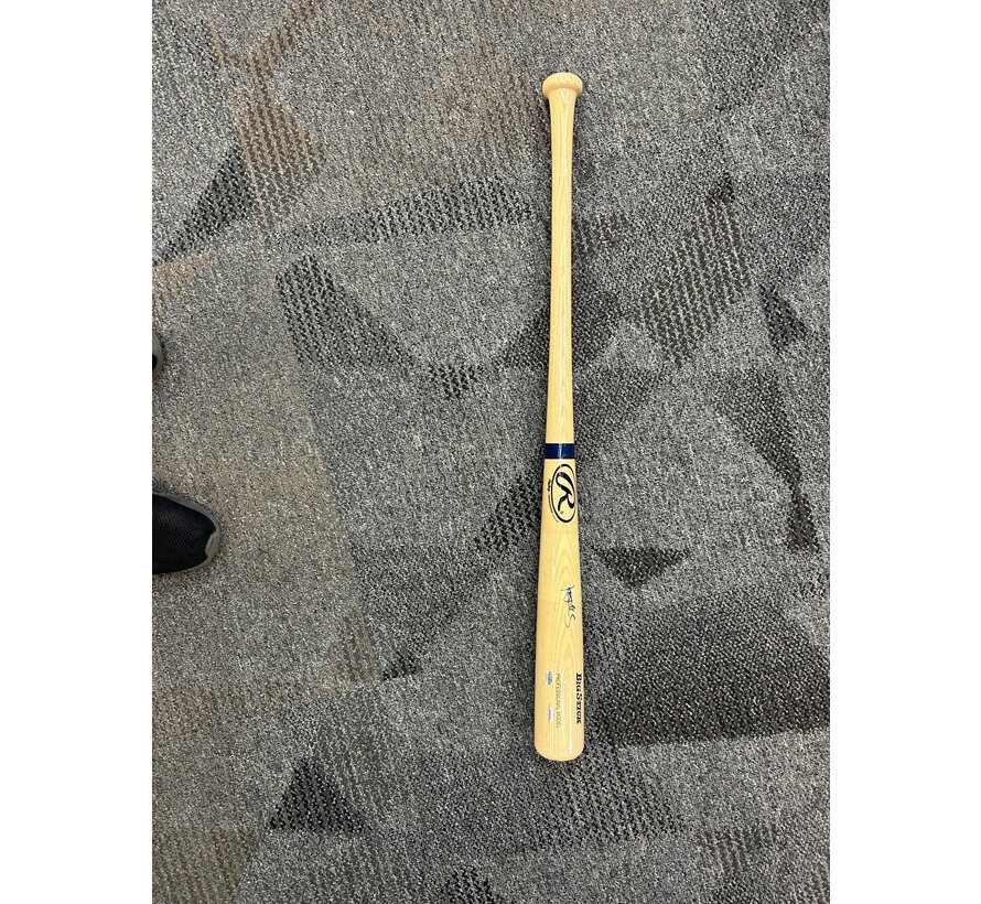 KEVIN AHRENS SIGNED BASEBALL BAT
