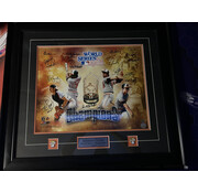 BALTIMORE ORIOLES 1983 WORLD SERIES TEAM SIGNED PICTURE FRAMED WITH PINS