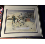 "A BOY AND HIS DREAMS" WAYNE GRETZKY DRAWN BY JAMES LUMBERS 1991  /999