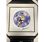 MILT SCHMIDT SIGNED FRAMED CANVAS /499