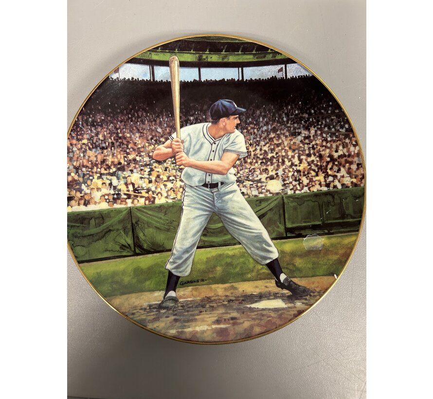 RALPH KINER THE HOMERUN STREAK GREAT MOMENTS IN BASEBALL COMMEMORATIVE PLATE