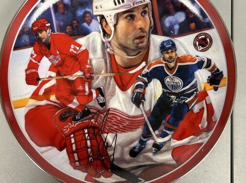 THE BRADFORD EXCHANGE PAUL COFFEY SWIFT 77 HEROES ON ICE COMMEMORATIVE PLATE
