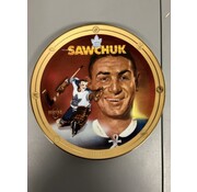 TERRY SAWCHUK MR ZERO LEGENDS OF HOCKEYS GOLDEN ERA COMMEMORATIVE PLATE