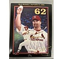 MARK MCGWIRE RECORD BREAKING 62 KING OF SWING COMMEMORATIVE PLATE