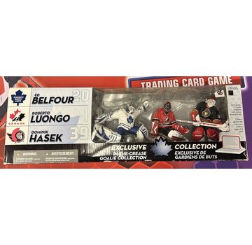 MCFARLANE MCFARLANE CANADIAN EXCLUSIVE COLLECTION 3 PACK GOALIE FIGURES