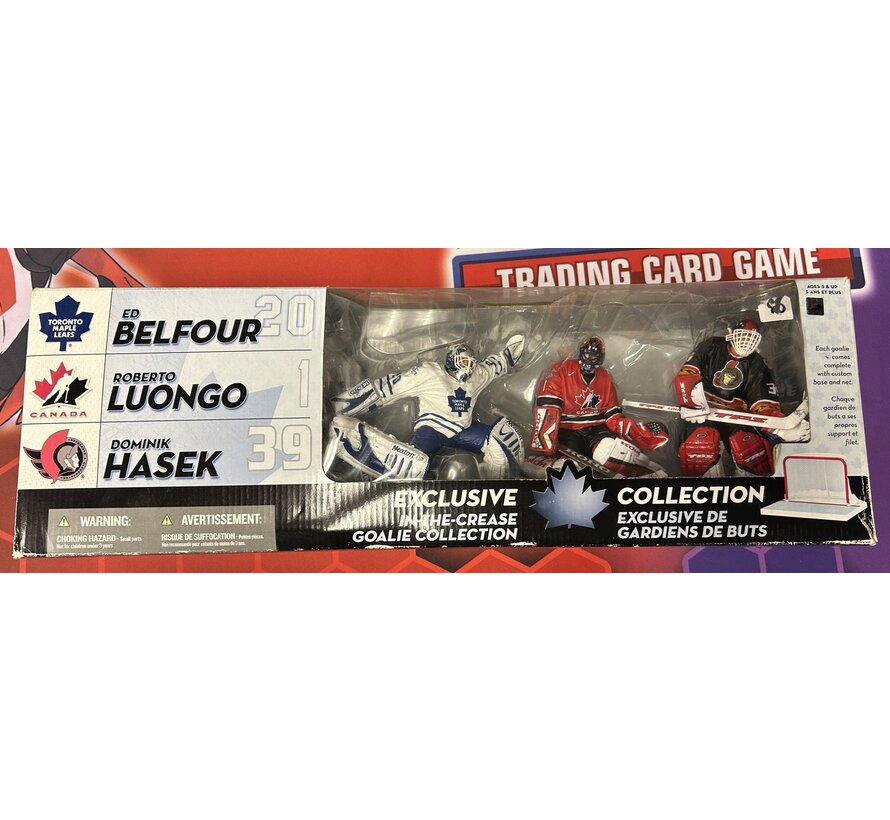 MCFARLANE CANADIAN EXCLUSIVE COLLECTION 3 PACK GOALIE FIGURES