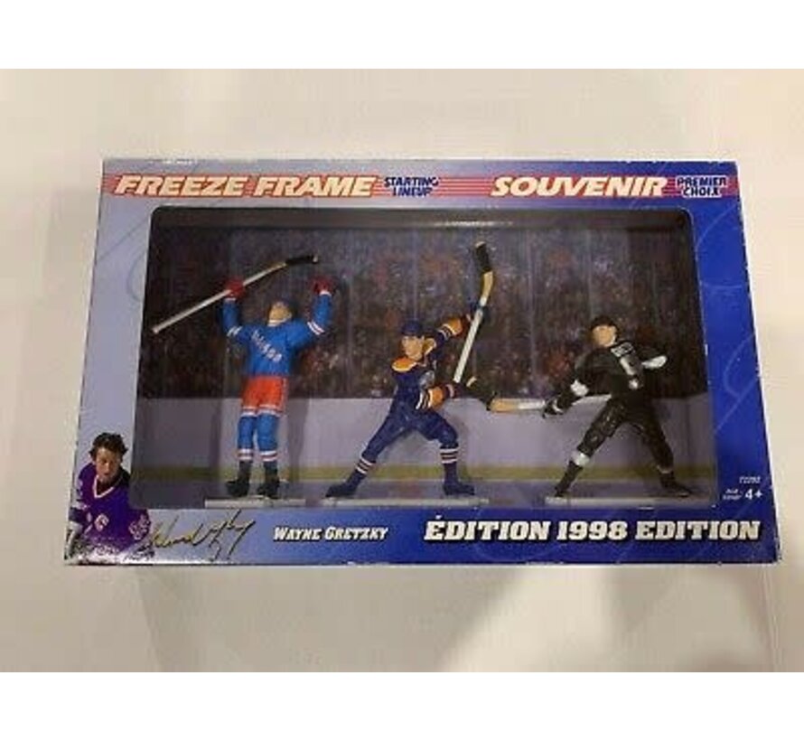 STARTING LINEUP WAYNE GRETZKY SOUVENIR 1998 EDITION FREEZE FRAME