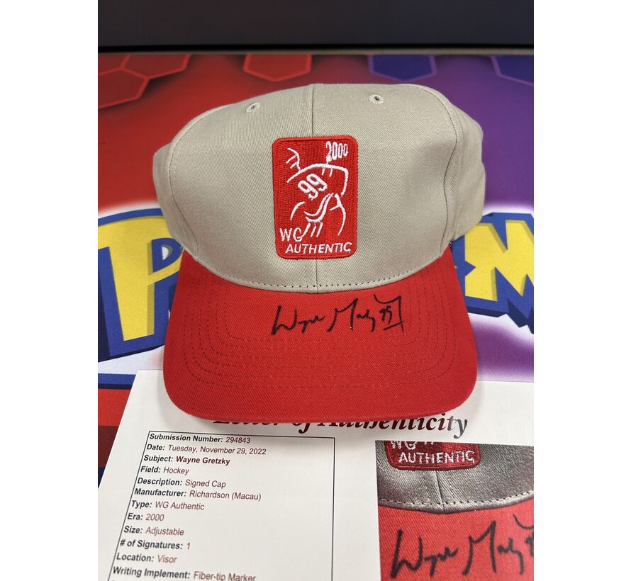 WAYNE GRETZKY SIGNED HAT WG AUTHENTIC WITH JSA AUTHENTICATION