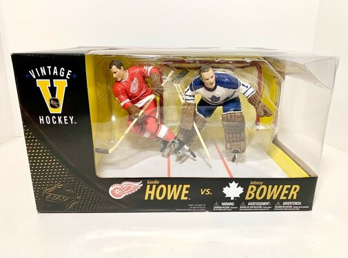 MCFARLANE NHL SHOWDOWN GORDIE HOWE VS JOHNNY BOWER MCFARLANES FIGURE