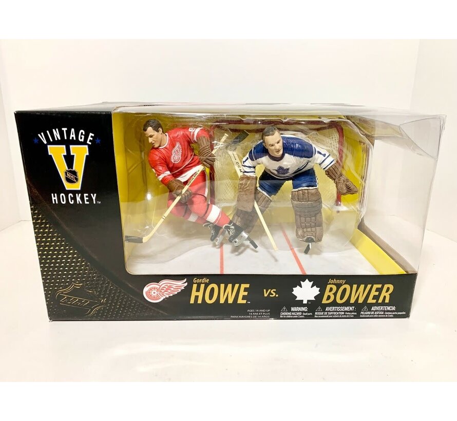 NHL SHOWDOWN GORDIE HOWE VS JOHNNY BOWER MCFARLANES FIGURE