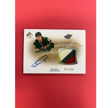 UPPER DECK 2021-22 SP AUTHENTIC CALEN ADDISON FUTURE WATCH AUTO PATCH /100