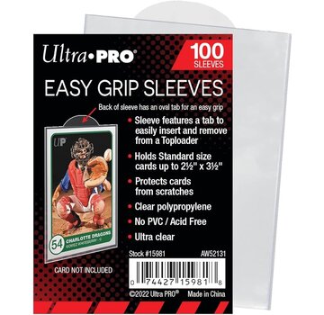 ULTRA PRO UP D-PRO EASY GRIP SLEEVES (100CT)