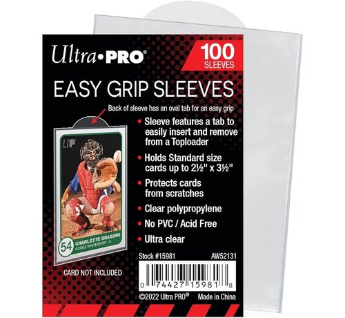 ULTRA PRO UP D-PRO EASY GRIP SLEEVES (100CT)