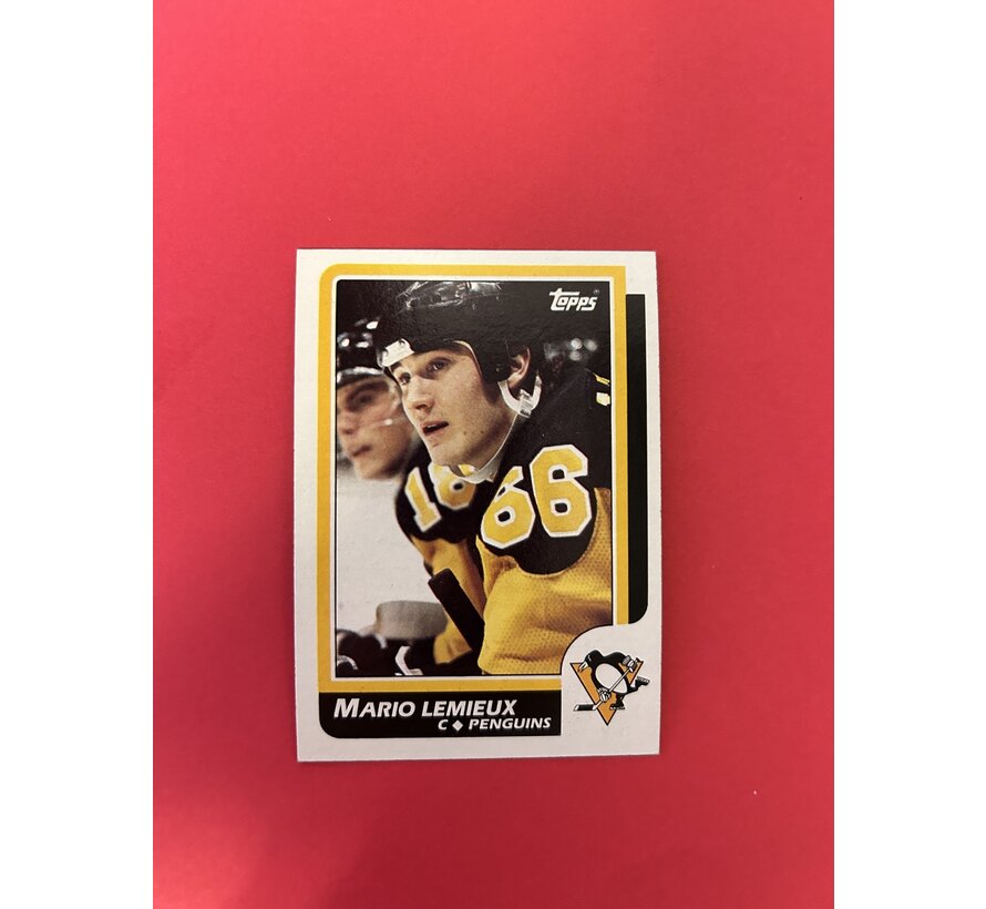 1986-87 TOPPS MARIO LEMIEUX 2ND YEAR