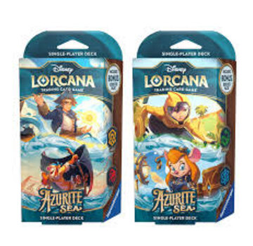 DISNEY LORCANA AZURITE SEA STARTER  DECK