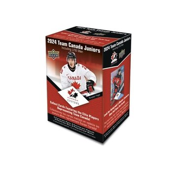 UPPER DECK 2024 UPPER DECK TEAM CANADA JUNIORS HOCKEY BLASTER BOX
