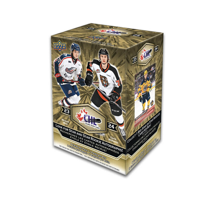 2023-24 UPPER DECK CHL HOCKEY BLASTER BOX