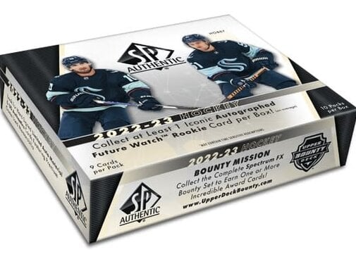 UPPER DECK 2022-23 UPPER DECK SP AUTHENTIC HOCKEY HOBBY BOX