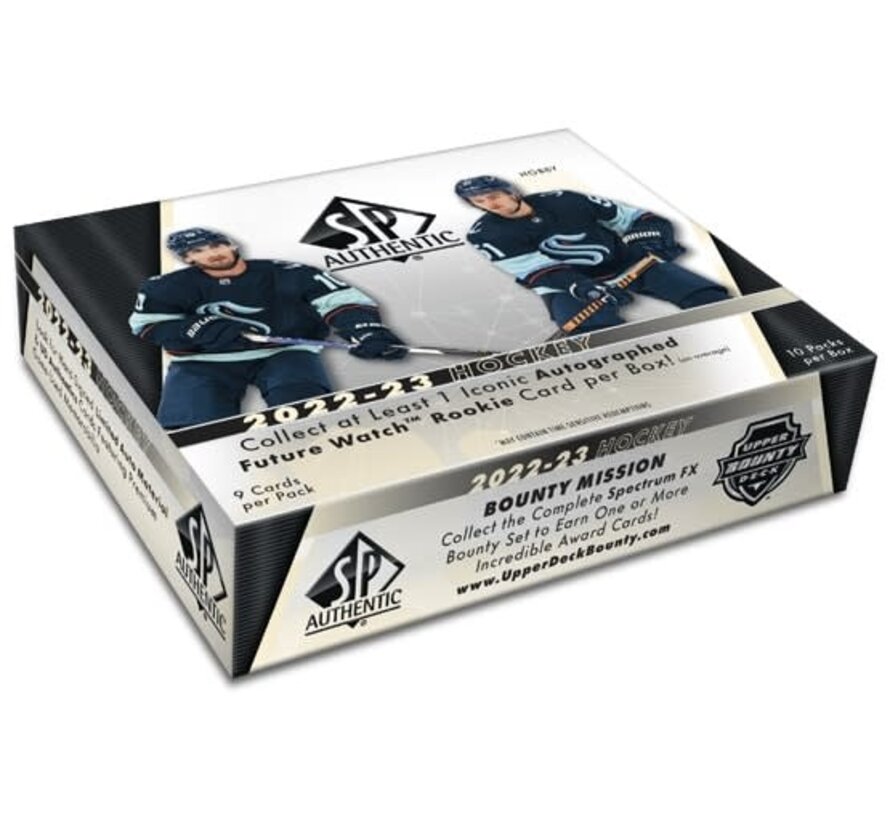 2022-23 UPPER DECK SP AUTHENTIC HOCKEY HOBBY BOX