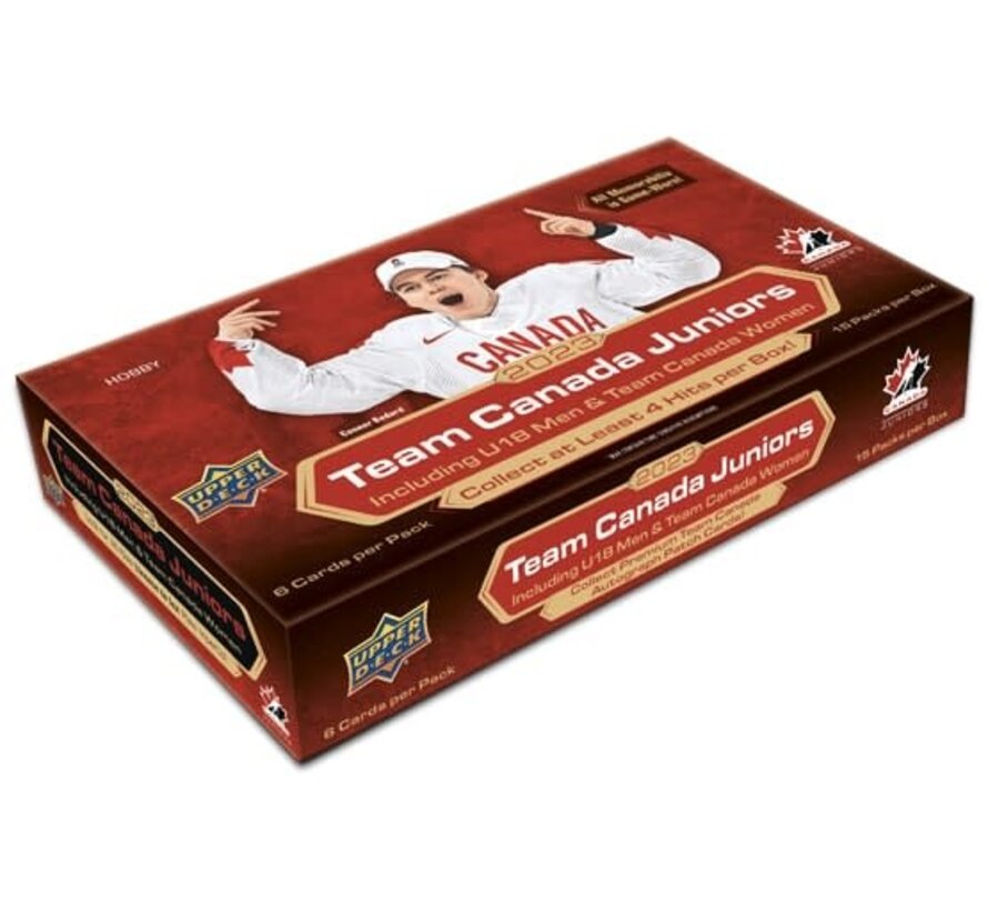 2023 UPPER DECK TEAM CANADA JUNIORS HOCKEY BOX