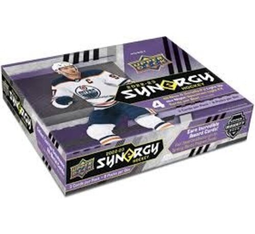 UPPER DECK 2022-23 UPPER DECK SYNERGY HOCKEY HOBBY BOX