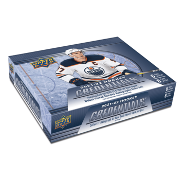 UPPER DECK 2021-22 UPPER DECK CREDENTIALS HOCKEY BOX