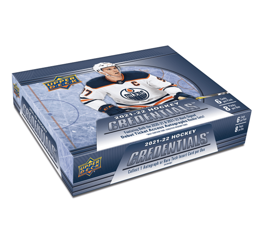 2021-22 UPPER DECK CREDENTIALS HOCKEY BOX