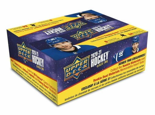 UPPER DECK 2020-21 UPPER DECK SERIES 2 HOCKEY RETAIL BOX