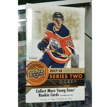 UPPER DECK 2017-18 UPPER DECK SERIES 2 HOCKEY HOBBY BOX