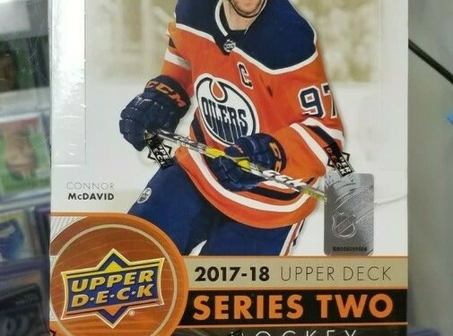 UPPER DECK 2017-18 UPPER DECK SERIES 2 HOCKEY HOBBY BOX