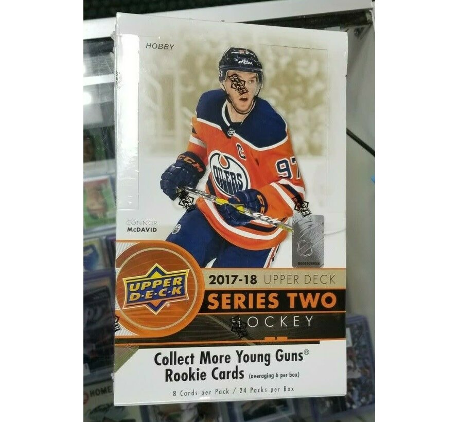 2017-18 UPPER DECK SERIES 2 HOCKEY HOBBY BOX