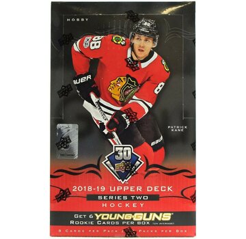 UPPER DECK 2018-19 UPPER DECK SERIES 2 HOCKEY HOBBY BOX