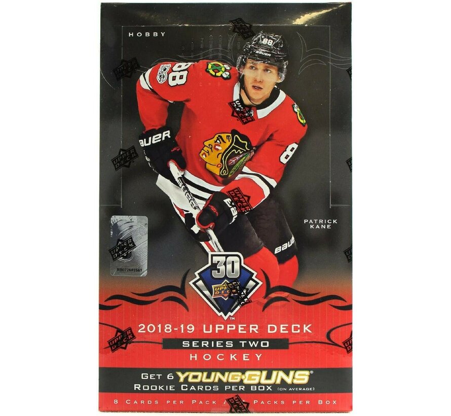 2018-19 UPPER DECK SERIES 2 HOCKEY HOBBY BOX