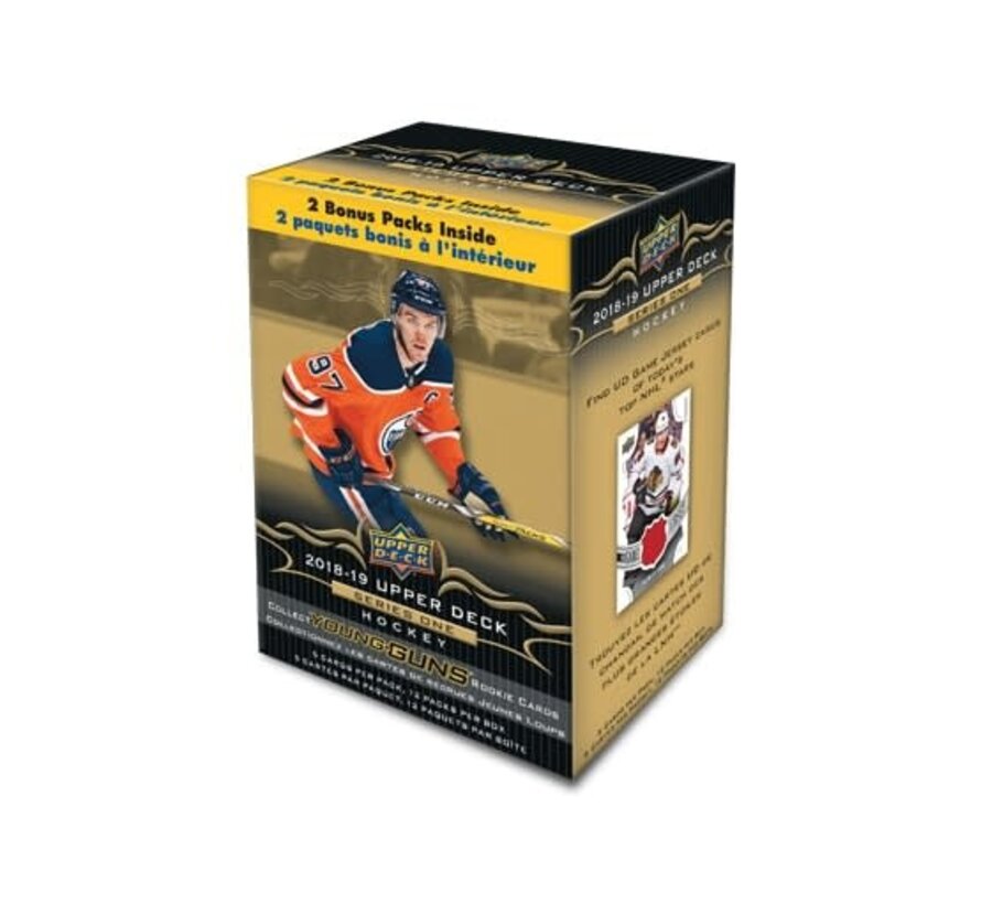 2018-19 UPPER DECK SERIES 1 HOCKEY BLASTER BOX