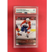 UPPER DECK 2013-14 UPPER DECK SERIES 2 JONATHAN HUBERDEAU YOUNG GUNS PSA GRADED 9
