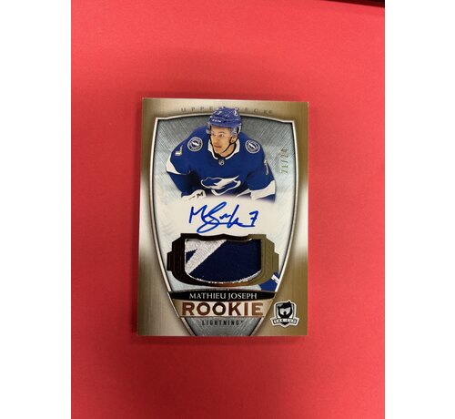 UPPER DECK 2018-19 UPPER DECK THE CUP MATHIEU JOSEPH CUP ROOKIE PATCH AUTO GOLD /24