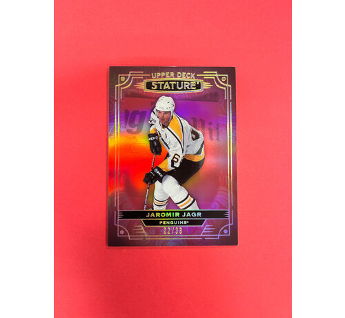 UPPER DECK 2022-23 UPPER DECK STATURE JAROMIR JAGR IMAGE VARIATION /33