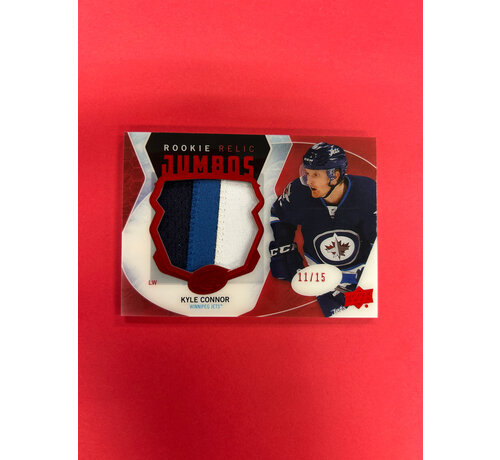 UPPER DECK 2016-17 UPPER DECK ICE KYLE CONNOR ROOKIE RELIC JUMBOS RED /15