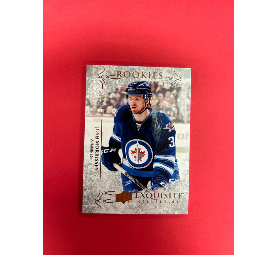 2016-17 UPPER DECK EXQUISITE COLLECTION JOSH MORRISSEY EXQUISITE ROOKIE /36