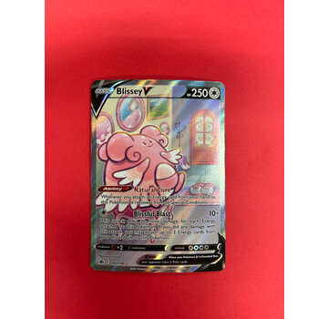 POKEMON 2021 POKEMON CHILLING REIGN BLISSEY V 183/198 ALT ART