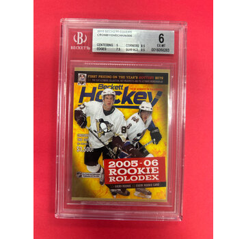 BECKETT 2015 BECKETT COVERS CROSBY / OVECHKIN /500 BECKETT GRADED 6