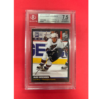 2006 SI FOR KIDS ALEXANDER OVECHKIN BECKETT GRADED 7.5