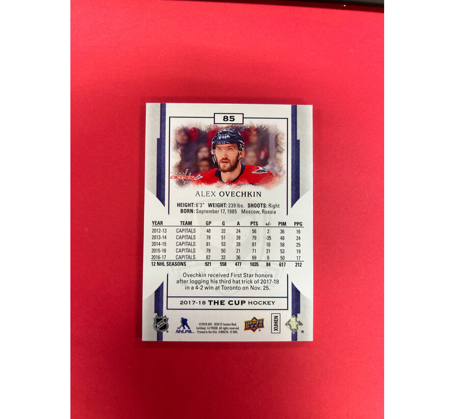 2017-18 UPPER DECK THE CUP ALEX OVECHKIN /249