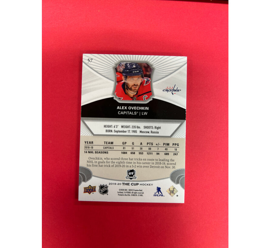 2019-20 UPPER DECK THE CUP ALEXANDER OVECHKIN /249
