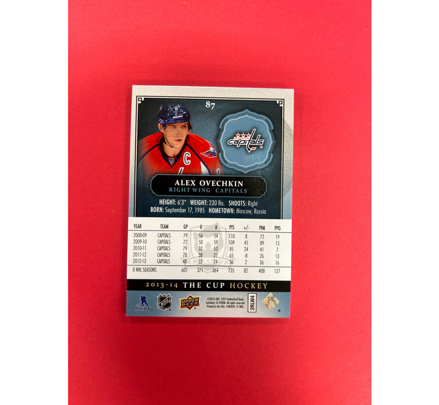 2013-14 UPPER DECK THE CUP ALEX OVECHKIN /249