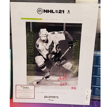 FANATICS ALEX OVECHKIN SIGNED AUTOGRAPHED "GR8" 8/8 16X20 PHOTO EA SPORTS NHL 21 FANATICS COA