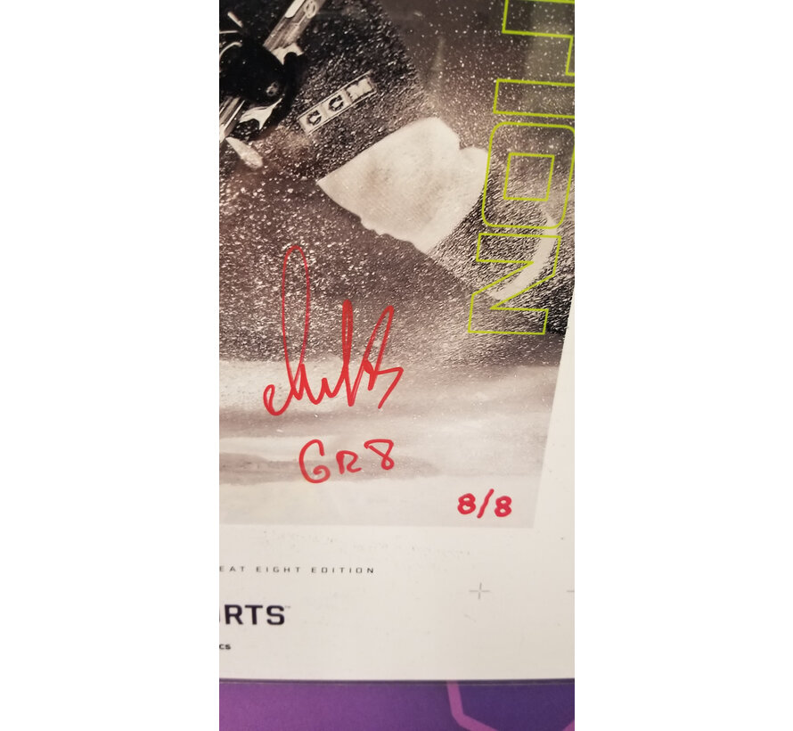 ALEX OVECHKIN SIGNED AUTOGRAPHED "GR8" 8/8 16X20 PHOTO EA SPORTS NHL 21 FANATICS COA