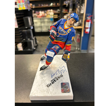 MCFARLANE MCFARLANES WAYNE GRETZKY ST LOUIS BLUES SIGNED WGA COA