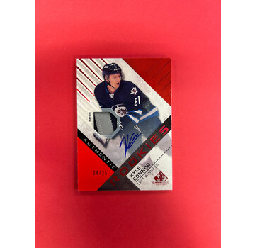 UPPER DECK 2016-17 UPPER DECK SP GAME USED KYLE CONNOR AUTHENTIC ROOKIES AUTO PATCH RED /25